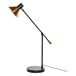 Beliani Lámpara de mesa PINKEEN Beliani Lámpara de mesa PINKEEN Negro/ Dorado