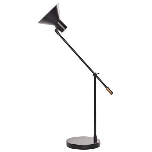 Candeeiro de secretária PINKEEN Metal Preto