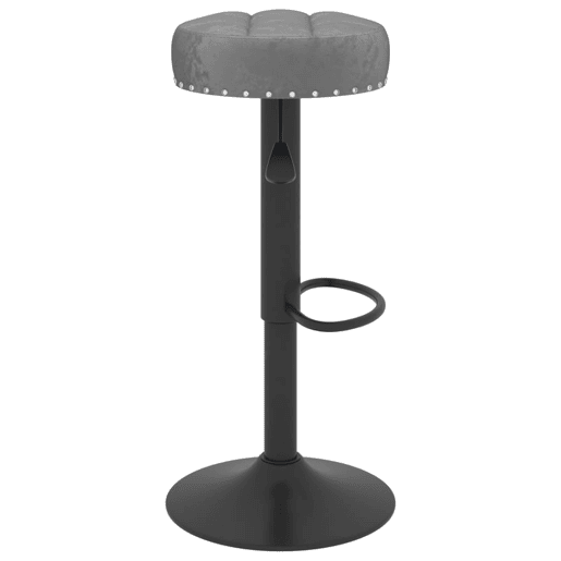 vidaXL Bancos de bar 2 pcs veludo cinzento-escuro vidaXL Bancos de bar 2 pcs veludo cinzento-escuro