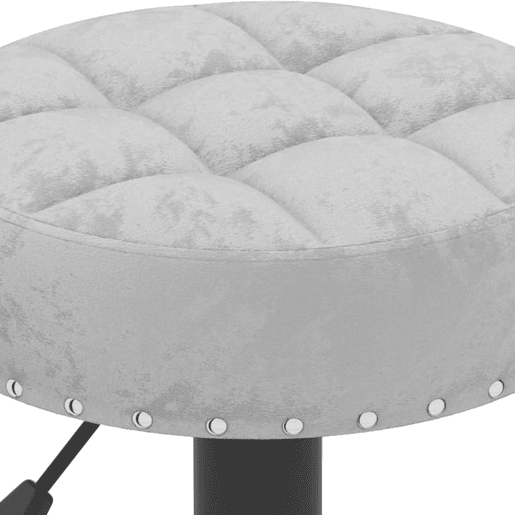 vidaXL Cadeiras de bar 2 pcs veludo cinzento