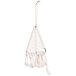 Árbol decorativo de algodón trenzado Árbol decorativo de algodón trenzado Blanco