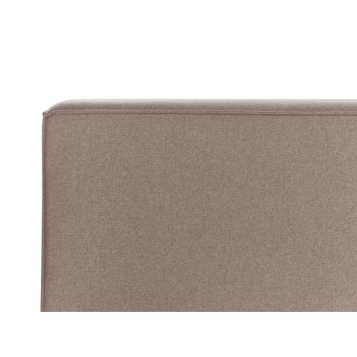 Cama Tecido LINARDS 180 x 200 cm Castanho claro