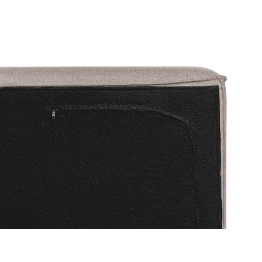 Cama Tecido LINARDS 180 x 200 cm Castanho claro