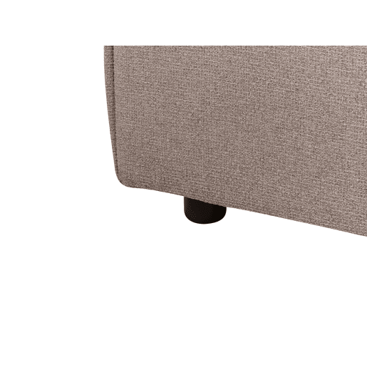Cama Tecido LINARDS 180 x 200 cm Castanho claro