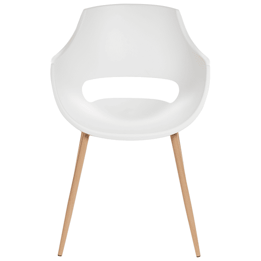Conjunto de 4 cadeiras de jantar MILLERS Branco Conjunto de 4 cadeiras de jantar MILLERS Branco