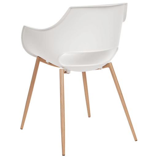 Conjunto de 4 cadeiras de jantar MILLERS Branco Conjunto de 4 cadeiras de jantar MILLERS Branco