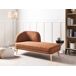 Beliani Chaise longue izquierdo Poliéster TANLAY Beliani Chaise longue izquierdo Poliéster TANLAY Marrón
