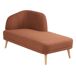 Beliani Chaise longue izquierdo Poliéster TANLAY Beliani Chaise longue izquierdo Poliéster TANLAY Marrón