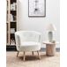 Beliani Sillón ODENZEN Beliani Sillón ODENZEN Blanco