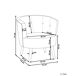 Beliani Sillón ODENZEN Beliani Sillón ODENZEN Blanco