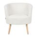 Beliani Sillón ODENZEN Beliani Sillón ODENZEN Blanco