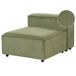 Beliani Sillón modular Pana ARDAL Beliani Sillón modular Pana ARDAL Verde