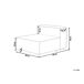 Beliani Sillón modular Pana ARDAL Beliani Sillón modular Pana ARDAL Verde
