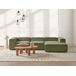 Beliani Sillón modular Pana ARDAL Beliani Sillón modular Pana ARDAL Verde