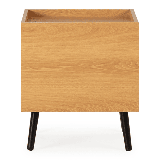 Mesa de cabeceira Siren 1 gaveta cor Carvalho