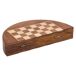 Ajedrez magnético con caja semiredonda de madera Ajedrez magnético con caja semiredonda de madera Marron