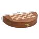 Ajedrez magnético con caja semiredonda de madera Ajedrez magnético con caja semiredonda de madera Marron