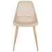 Beliani Silla de comedor HAZELTON Beliani Silla de comedor HAZELTON Beige