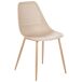 Beliani Silla de comedor HAZELTON Beliani Silla de comedor HAZELTON Beige