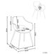 Beliani Silla de comedor MILLERS Beliani Silla de comedor MILLERS Beige