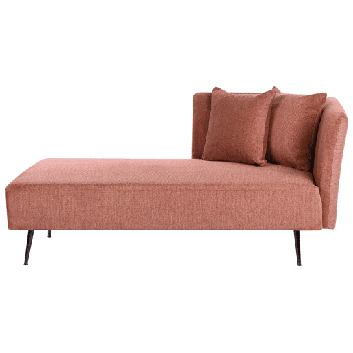 Beliani Chaise longue à direita Poliéster RIOM
