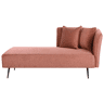 Beliani Chaise longue à direita Poliéster RIOM