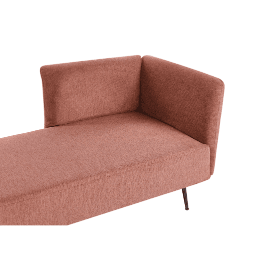 Beliani Chaise longue à direita Poliéster RIOM