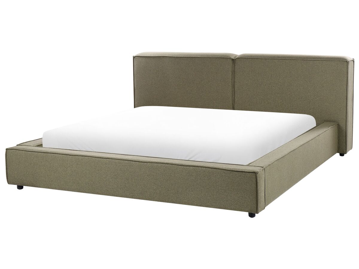 Beliani Cama Poliéster LINARDS 230x242 Verde