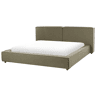 Cama Tecido LINARDS 180 x 200 cm Verde