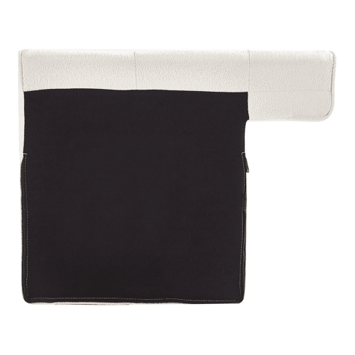 Sofá SKIVE Bouclé Branco 2 lugares Sofá SKIVE Bouclé Branco 2 lugares