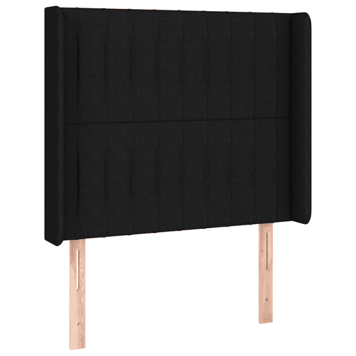 vidaXL Cabeceira de cama c luzes LED tecido 83x16x118128 cm preto vidaXL Cabeceira de cama c luzes LED tecido 83x16x118128 cm preto