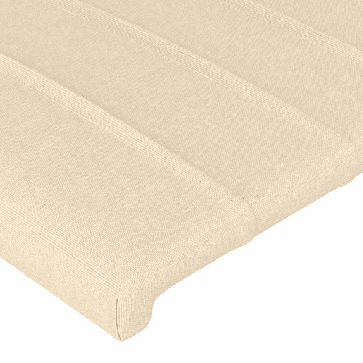 vidaXL Cabeceira de cama c luzes LED tecido 93x16x118128cm cor creme vidaXL Cabeceira de cama c luzes LED tecido 93x16x118128cm cor creme