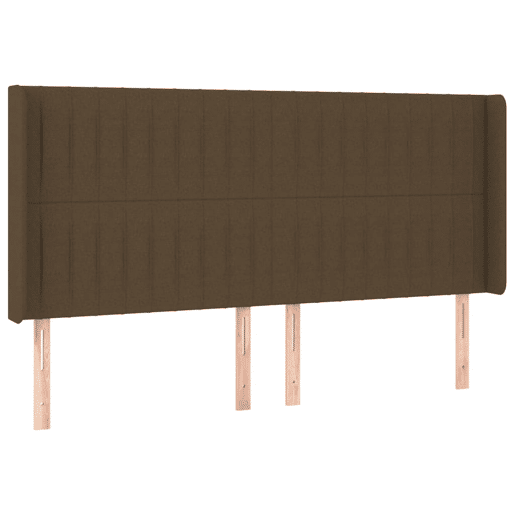 vidaXL Cabeceira de cama c luzes LED tecido 183x16x118128cm castanho vidaXL Cabeceira de cama c luzes LED tecido 183x16x118128cm castanho