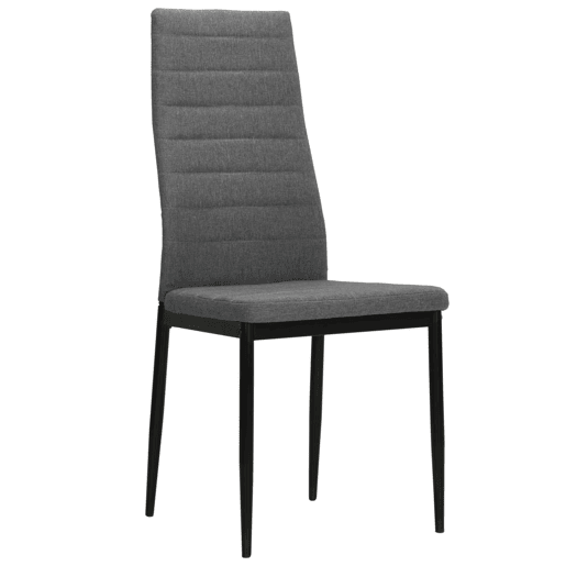 vidaXL Cadeiras de jantar 6 pcs tecido cinzento-claro vidaXL Cadeiras de jantar 6 pcs tecido cinzento-claro