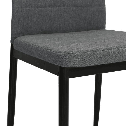 vidaXL Cadeiras de jantar 6 pcs tecido cinzento-claro vidaXL Cadeiras de jantar 6 pcs tecido cinzento-claro