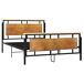 Estructura de cama 140x200 Estructura de cama 140x200 Negro
