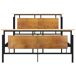 Estructura de cama 140x200 Estructura de cama 140x200 Negro