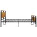 Estructura de cama 200x200 Estructura de cama 200x200 Negro