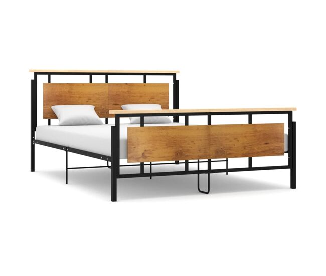 Estructura de cama de metal 160x200 cm