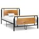 Estructura de cama 120x200 Estructura de cama 120x200 Negro