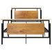 Estructura de cama 120x200 Estructura de cama 120x200 Negro