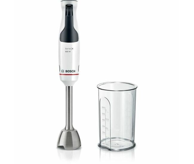 Batidora de mano bosch msm4w210 600 w blanco negro/blanco