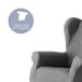 Funda Cubre Protector Sillón Relax Java Donegal Collections Funda Cubre Protector Sillón Relax Java Donegal Collections Gris Claro