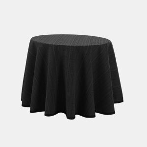 Saia de Mesa Camilla Riby Redondo 120cm Negro Donegal Collections