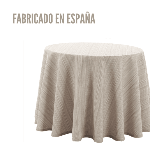 Saia de Mesa Camilla Riby Redondo 60cm Natural Donegal Collections