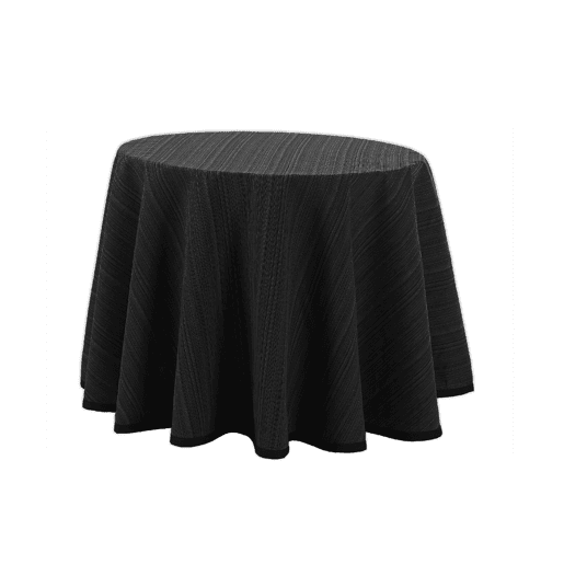 Saia de Mesa Camilla Riby Redondo 100cm Negro Donegal Collections