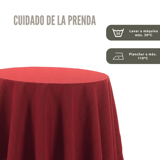 Saia de Mesa Camilla Riby 60x110cm Rojo Donegal Collections