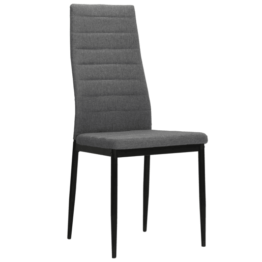 vidaXL Cadeiras de jantar 2 pcs tecido cinzento-claro vidaXL Cadeiras de jantar 2 pcs tecido cinzento-claro