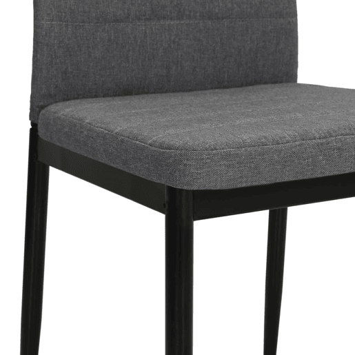 vidaXL Cadeiras de jantar 2 pcs tecido cinzento-claro vidaXL Cadeiras de jantar 2 pcs tecido cinzento-claro