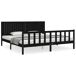 Estructura de cama 200x200 Estructura de cama 200x200 Negro